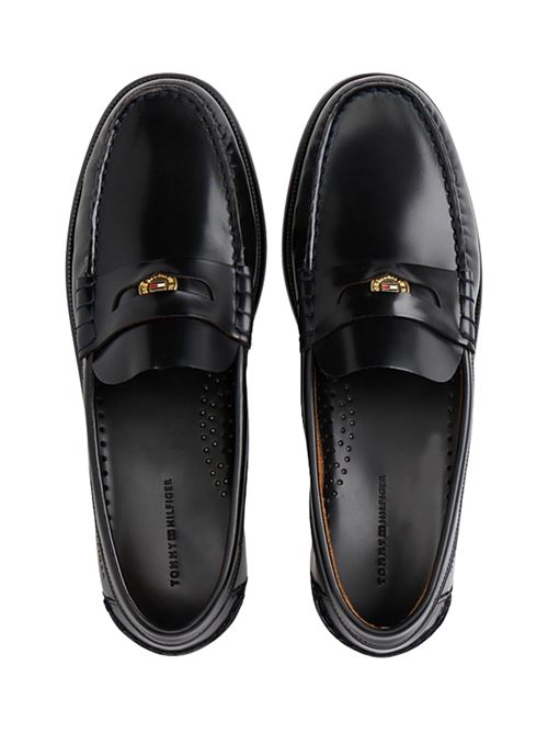 Mocassino in pelle blu Tommy Hilfiger | FM0FM05687DW5